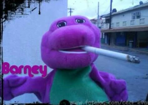 Buff Barney, Barney Icon, Rabbit Invasion Aesthetic, Funny Barney Pictures, Memes Bibble Bibble, Barbie Bibble Memes, Dino Meme, Barney Memes Hilarious, Money Meme