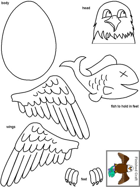 Homeschool Worksheets - Best Coloring Pages For Kids Eagle Craft, Stem Experiments, Scrapbooking Templates, Patriotic Symbols, Owl Coloring Pages, Homeschool Worksheets, American Symbols, Bird Coloring Pages, Coloring Pages For Boys