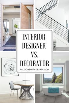 Can you use "interior designer" and "interior decorator" interchangeably? They are actually different, and we will show you how! #interiordesign #interiordecor Allison Smith Design Interior Design Principles, Interior Decorating Tips, Colorful Outfits, Interior Design Guide, Interior Decorator, Design Rules, Interior Design Business, Interior Renovation, Interior Stylist