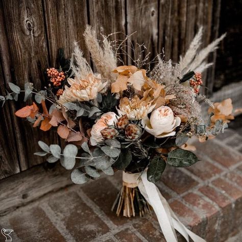 Boda Diy, Fall Wedding Bouquets, Fall Wedding Flowers, Bride Bouquets, Bridal Flowers, Wedding Themes, Boho Wedding, Bridal Bouquet, Wedding Inspo