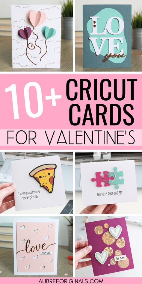 diy valentine card ideas, Cricut card tutorials Valentine's Cricut Projects, Teacher Valentine Cards, Cricut Valentine Ideas, Valentine Card Ideas, Cricut Valentines Projects, Cricut Valentine, Cricut Birthday Cards, Valentines Day Cards Diy, Valentines Day Cards Handmade