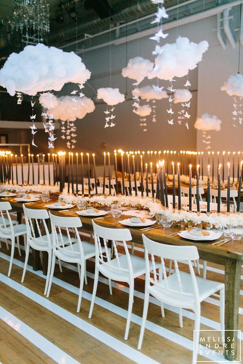 Cloud Theme Party, Happy Birthday Melissa, Cloud Party, Sweet 16 Themes, Cloud Theme, Flower Backdrop Wedding, Prom Themes, Table S, Twinkle Twinkle Baby Shower