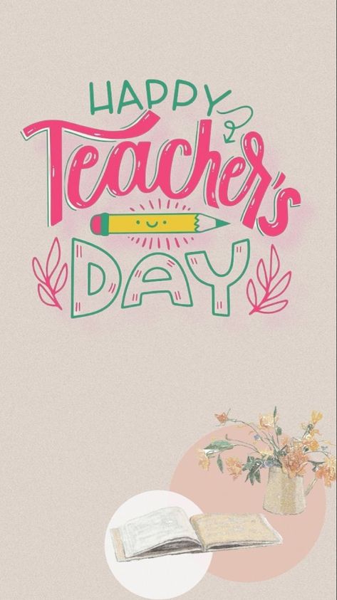 Happy Teachers Day Tag Printable, Happy Teacher Day Poster, Happy Teachers Day Aesthetic, Happy Teachers Day Poster, Happy Teacher's Day Images, Happy Birthday Teacher, Happy Teacher Day, Teachers Day Drawing, Happy Teachers Day Wishes