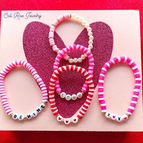 Valentines Bracelets Ideas, Valentine Clay Bracelets, Valentine Heishi Bracelets, Valentine Clay Bead Bracelet Ideas, Valentine’s Day Beaded Bracelet, Valentines Day Clay Bead Bracelet, Valentines Bracelet Ideas, Valentines Beaded Bracelet, Valentines Clay Bead Bracelets