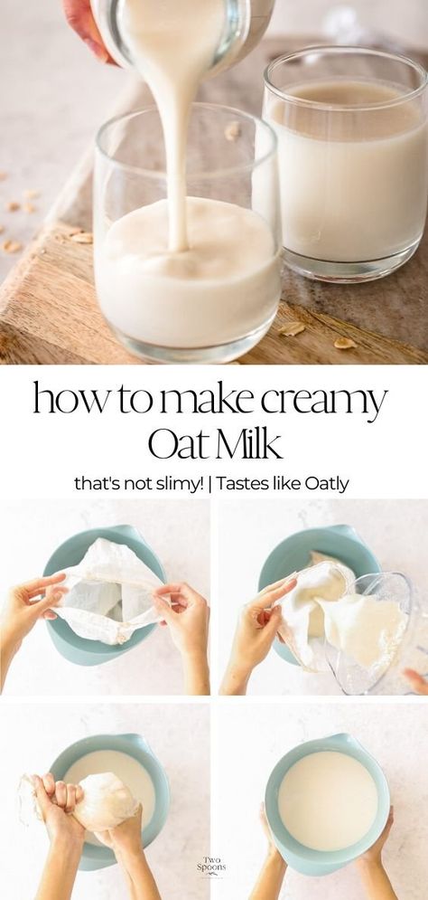 How To Make Oats Taste Good, Homemade Oat Milk Creamer, Soyabella Recipes, Oatmilk Recipe, Peaceful Kitchen, Make Oat Milk, Creamy Oat Milk, Almond Cow, Oat Milk Recipe