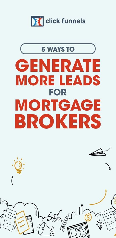 Want to make more money as a mortgage broker?Then you need to figure out how to generate more leads.Today we are going to discuss five strategies that will help you do exactly that.Ready to take your business to the next level? #mortgagebroker #leadgeneration Sales Strategy Template, Copywriting Tips, Mortgage Broker, Learn Business, Business Basics, Business Marketing Plan, Bulk Email, Strategic Marketing, Sales Strategy