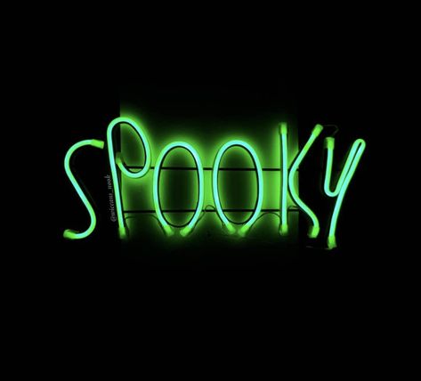 Spooky Neon Sign, Fall Neon Sign, Green And Purple Halloween Aesthetic, Spooky Green Aesthetic, Dark Green Halloween Aesthetic, Neon Green Halloween Aesthetic, Green Aesthetic Halloween, Halloween Green Aesthetic, Green Spooky Aesthetic