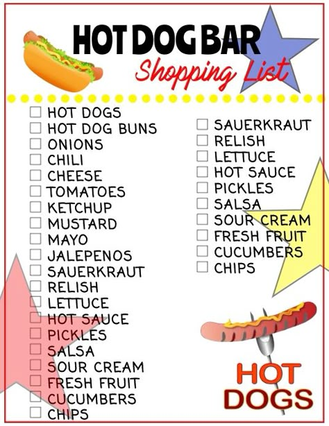 Hot Dog Bar Printables Free, Build Your Own Hot Dog Bar, Hot Dog And Hamburger Bar Party Ideas, Hot Dog Bar Ideas Food Stations, Loaded Hotdogs, Hot Dog Station, Hot Dog Bar Party, Hot Dog Buffet, Hot Dog Bar Ideas