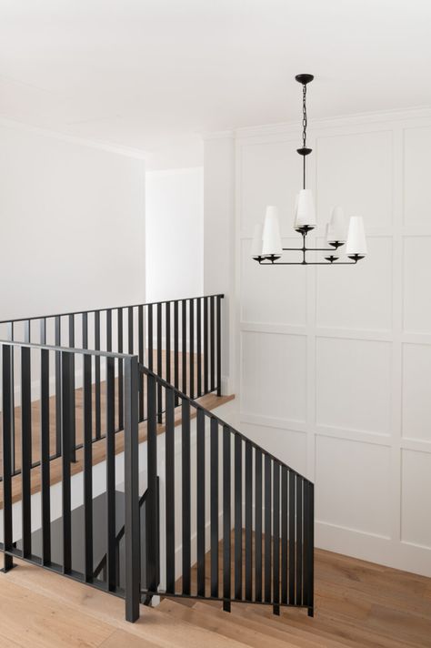 Steel Balustrade, Alexa Hampton, Home Safes, Linear Lighting, Hudson Valley Lighting, Linen Shades, Mid Century Modern Design, Picture Light, Visual Comfort