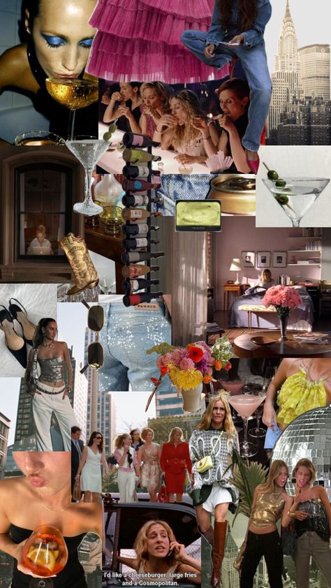 carrie bradshaw aesthetic 🪩🍸 Carrie Bradshaw Aesthetic, Carrie Bradshaw, Connect With People, Your Aesthetic, Creative Energy, Energy, Collage