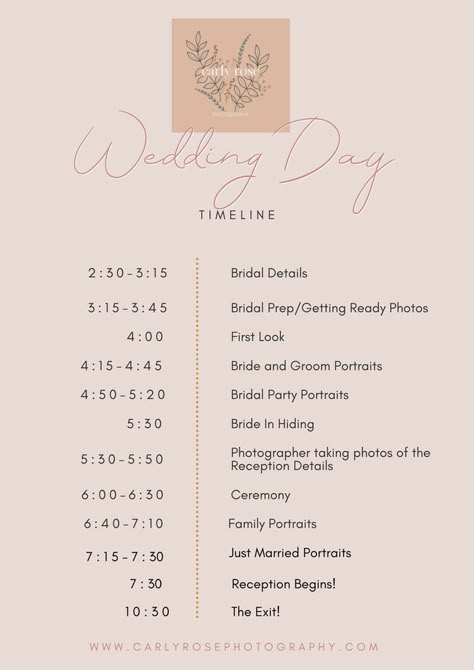 Wedding Day Timeline 6 Pm Ceremony, 6pm Ceremony Timeline, Wedding Day Timeline 530 Ceremony, Sample Timeline Wedding, 7pm Wedding Timeline, 8 Hour Wedding Photography Timeline, 4 Hour Wedding Timeline, Wedding Timeline 6pm Ceremony, Wedding Day Timeline 7pm Ceremony