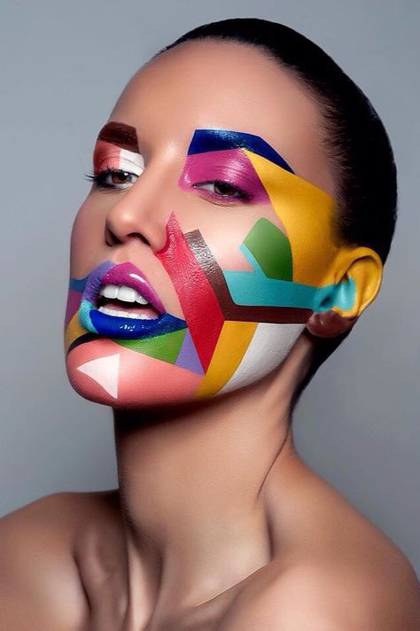 Face Art Makeup, Creative Eye, Photoshoot Concept, New Version, Eye Catching Colors, Face Art, Makeup Art, Makeup Inspo, Body Painting