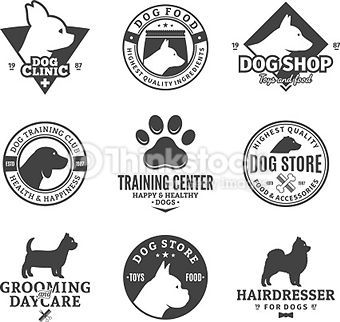 Dog Logos Ideas, Vet Logo, Dog Logos, Training Food, Dog Logo Design, Paw Logo, Logo Dog, Pet Logo, Dog Club