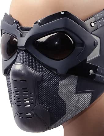 Bucky Cosplay, Bucky Barnes Cosplay, Winter Soldier Mask, Winter Soldier Costume, Winter Soldier Cosplay, Men Cosplay, Diy Techniques And Supplies, Tactical Wear, Mask For Men