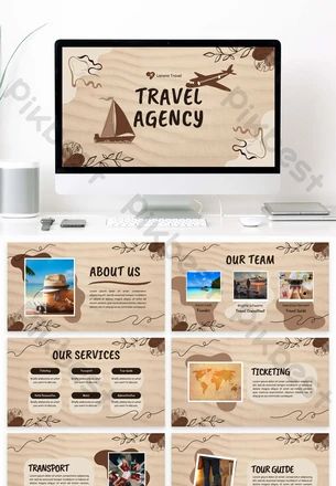 powerpoint presentation on cute summer travel theme brown Travel Powerpoint Template, Travel Presentation Design, Power Point Templates Free Presentation Powerpoint Slide Designs, Travel Ppt Template, Travel Presentation, Computer Project, Ppt Ideas, Ppt Template Design, Presentation Slides Design