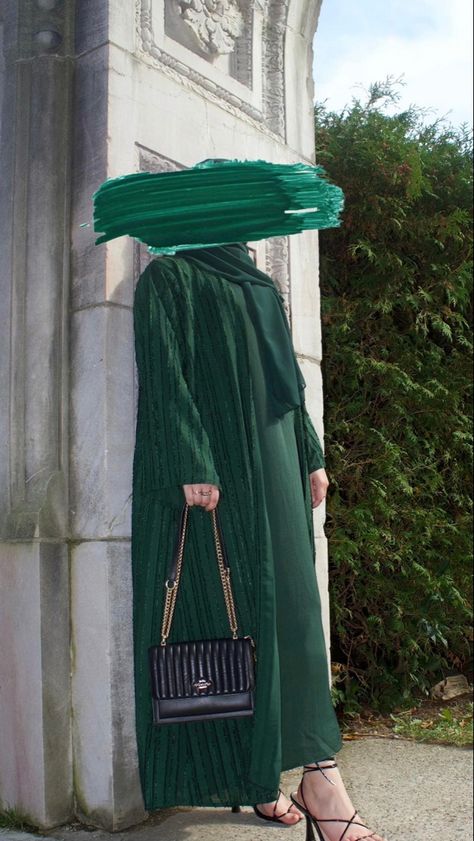 Green, abaya, dress, Islamic dress, modest Emerald Green Abaya, Fancy Abaya, Green Abaya, Abaya Collection, Abaya Designs, Abaya Dress, Modest Clothing, Under Dress, Textured Fabric