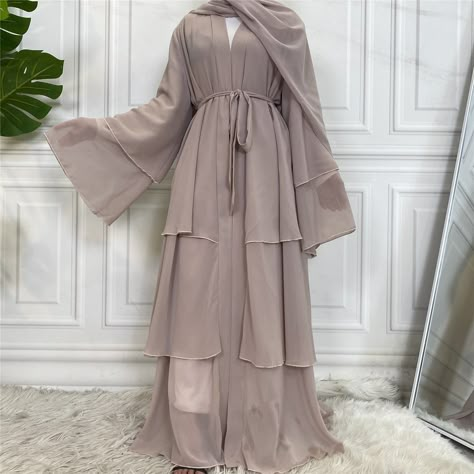 IMPORTANT: OUR NEW ABAYAS WILL BE DESPATCHED 2-3 WEEKS AFTER YOU HAVE PLACED AN ORDER. NOTE: NORMAL ORDERS MIXED WITH PRE-ORDERS WILL BE SHIPPED TOGETHER (NORMAL SHIPPING DOES NOT APPLY TO PRE-ORDERS OR ITEMS MIXED WITH PRE-ORDERS). PLEASE PLACE A SEPARATE ORDER IF YOU WOULD LIKE TO ORDER OTHER ITEMS NOT PRE-ORDERS. PLEASE EMAIL OR DM US ON INSTAGRAM FOR ANY INFO & ASSISTANCE. Discover the elegance of modesty with our premium collection of women's abayas. Crafted for the modern woman who values both style and tradition, our abayas blend timeless designs with contemporary comfort. Perfect for daily wear or special occasions, find your ideal fit and embrace modest fashion with confidence. Shop now to elevate your wardrobe with our versatile, high-quality modest abayas.