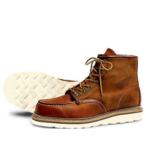 Man Boot Redwing Boots, Gum Boot, Wing Boots, Moc Toe Boots, Red Wing Boots, Wing Shoes, Red Wing Shoes, Mens Boots Fashion, Red Wing