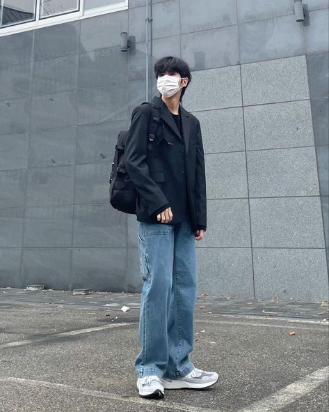 Man Ootd, Korean Street Fashion Men, Extra Outfits, Minimalist Fashion Men, Aesthetic Boy, Tomboy Style Outfits, Streetwear Men Outfits, Tomboy Fashion, Boys Casual