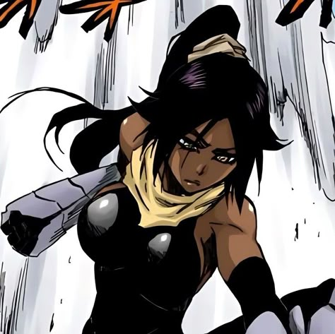 Bleach Bleach Yoruichi Manga, Yoruichi Bleach, Shihouin Yoruichi, Yoruichi Shihouin, Silly Clothes, Black Jokes, Bleach Characters, Bleach Art, Black Anime Characters