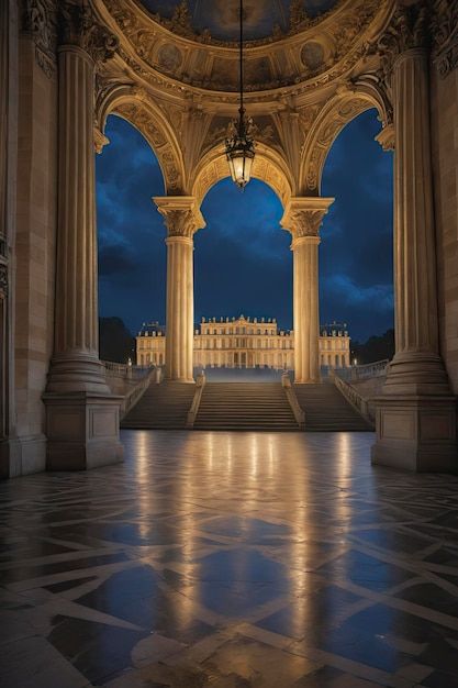 Foto palacio de versalles | Premium Photo #Freepik #photo #francia #palacio #fondo-castillo #castillo Palace Of Versailles, Versailles, Premium Photo, Travel Guide, Palace, Dream Wedding, Castle, Moon, Paris