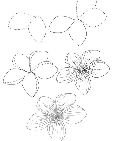 Pen Art Doodle, Easy Hand Drawings, Simple Flower Drawing, Doodle Flowers, Flower Drawing Tutorials, Nature Art Drawings, Art Sketches Doodles, Procreate Ipad Art, Flower Art Drawing