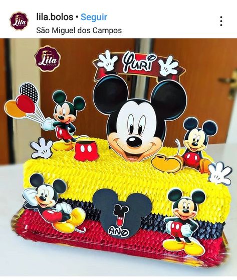 Mickey Mouse Smash Cakes, Bolo Do Mickey Mouse, Smash Cake First Birthday, Miki Mouse, Mickey Mouse Png, Mickey 1st Birthdays, Fiesta Mickey Mouse, Happy Birthday Cake Photo, Mickey Cakes