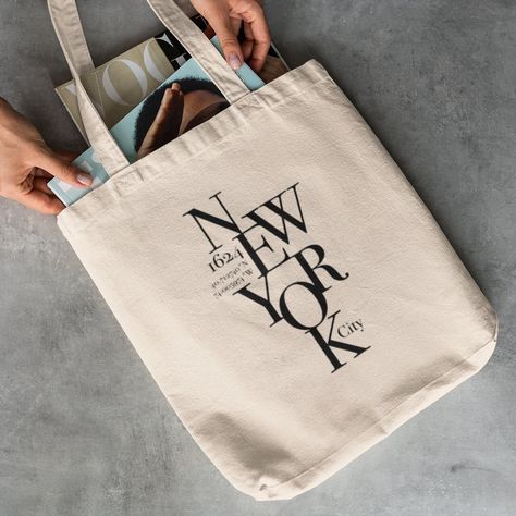 New york city canvas tote bag, gift for valentines day ,gift for mothers day tote, NYC tote bag, valentines day gift tote for her Aesthetic Artsy, City Tote Bag, City Canvas, Bag Minimalist, Gift For Valentines Day, Gifts For My Girlfriend, Gift For Mothers Day, Girls Tote, Gift Totes