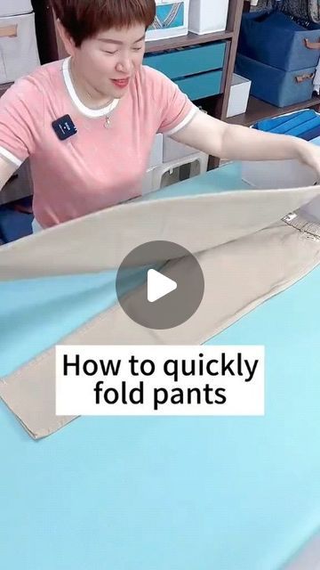 How To Folding on Instagram: "Neat way to fold pants🤔🤔It’s useful when traveling! #foldingpants #traveltips #storagebox #cleaning #fyp" Folding Dress Pants For Travel, How To Fold Blazer For Travel, How To Fold Pants For Travel Suitcases, Fold Pants For Travel, How To Fold Jeans For Travel, How To Fold Pants For Travel, How To Fold Clothes For Travel Suitcases, How To Fold Trousers, Folding Clothes For Travel Packing Hacks