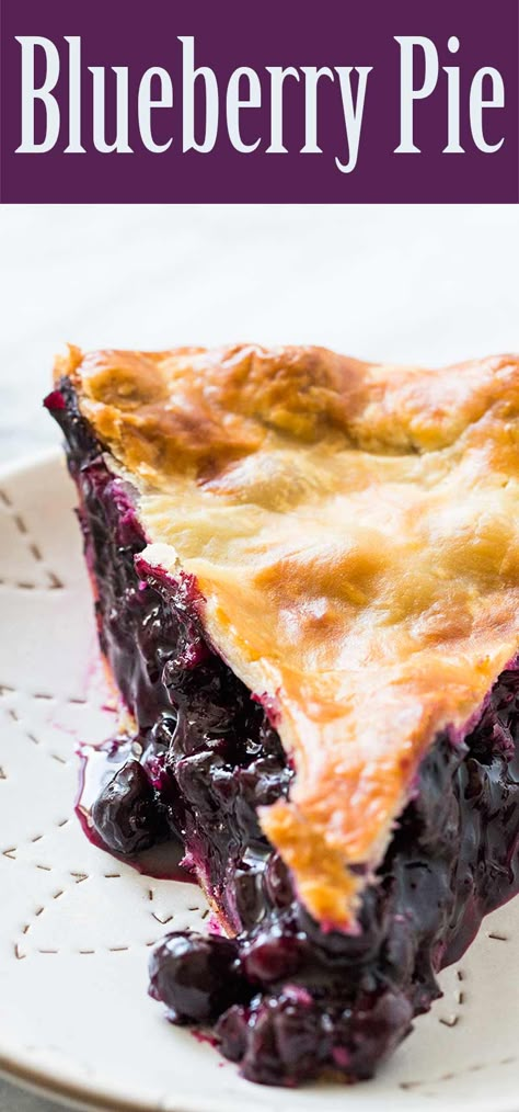 Blueberry Pie Recipe, Homemade Blueberry Pie, Homemade Crust, Blueberry Season, Whoopie Pie, Mince Pie, Blueberry Desserts, Blueberry Pie, Blueberry Recipes