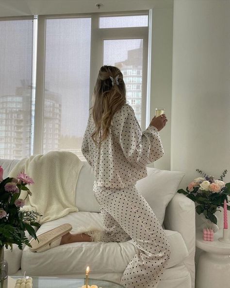 Gallery | pixievibez | VSCO Pajamas Aesthetic, Pyjama Satin, Cute Pjs, Cute Pajamas, Comfy Cozy, Aesthetic Girl, Vision Board, A Woman, Outfit Inspirations