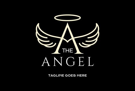 Angel Logo Design, Angel Logo, Anniversary Crafts, Angel Vector, Billionaire Life, Angels Logo, Vivid Dreams, Wings Logo, Bible Facts