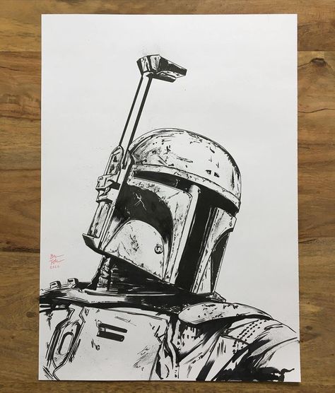 Ben Terdik on Instagram: “Rest in Peace, Jeremy Bulloch. • #bobafett #starwars #jeremybulloch #themandalorian” Boba Fett, In Peace, Rest In Peace, Original Drawing, Star Wars, Baseball Cards, Instagram Photo, Drawings, On Instagram