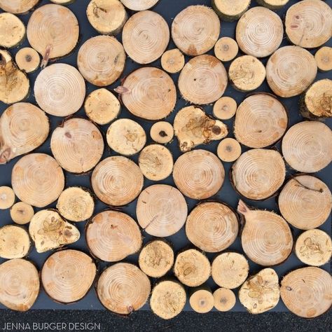 Faux Stacked Log Fireplace Screen - Jenna Burger Design LLC Diy Fireplace Cover, Fake Fireplace Logs, Kitchen Wood Wall, Faux Logs, Farm Renovation, Burger Design, Painted Fireplace, Fireplace Redo, Log Fireplace