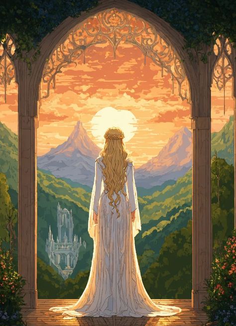 Galadriel Lotr, Middle Earth Art, Tolkien Art, Lotr Art, Pub Decor, Pinturas Disney, Jrr Tolkien, Arte Inspo, Fairytale Art