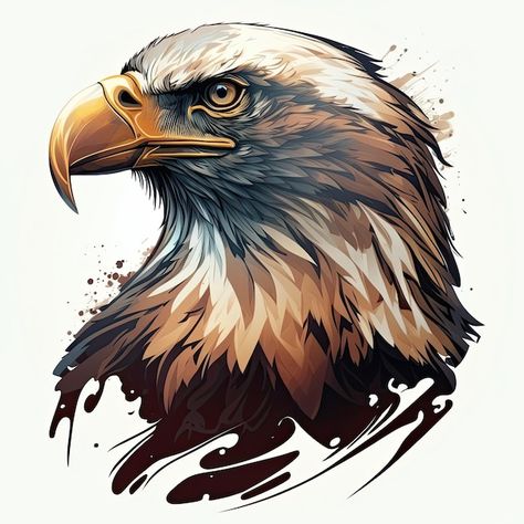 American Bald Eagle Tattoo, Eagle Head Logo, Eagle Photos, Bald Eagle Photo, Bald Eagle Tattoos, Eagle Icon, Eagle Artwork, American Logo, Eagle Pictures