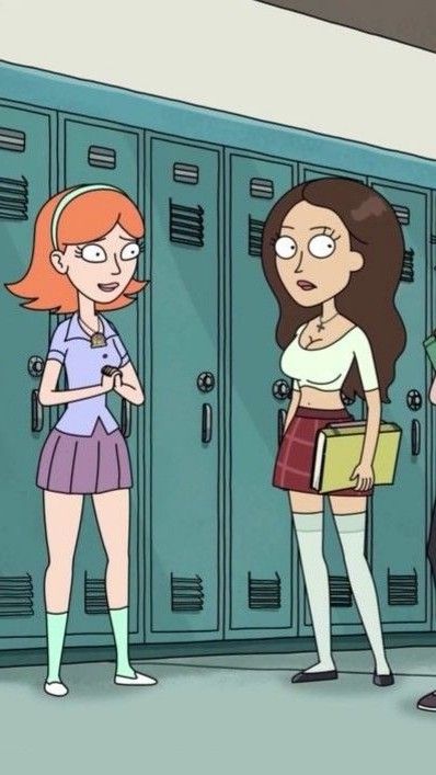 Jessica And Morty Costume, Morty And Jessica Costume, Morty X Jessica, Rick And Morty Oc, Jessica Rick And Morty, Morty Costume, Rick And Morty Image, Hayao Miyazaki Art, Rick I Morty