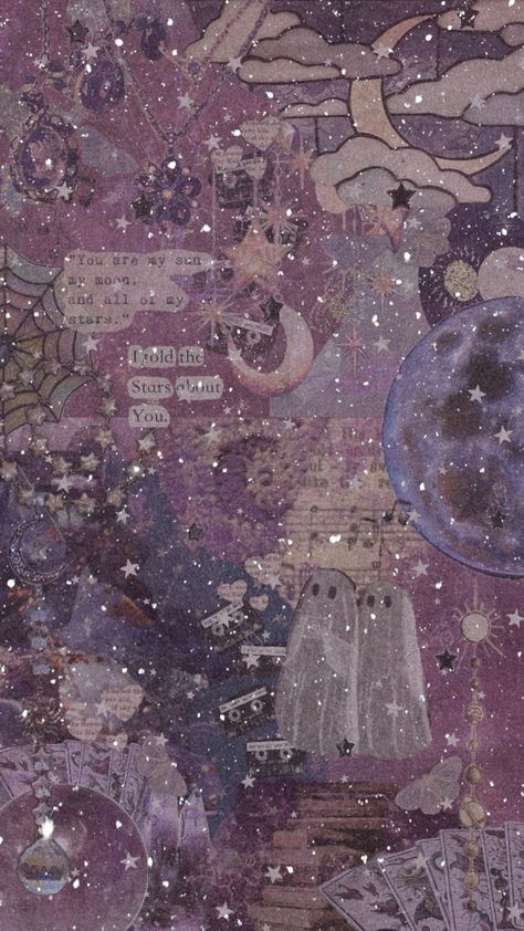 Future Wallpaper, Gothic Wallpaper, Witchy Wallpaper, Theme Background, Celestial Art, Trendy Wallpaper, Ethereal Art, Pastel Wallpaper, Aesthetic Collage