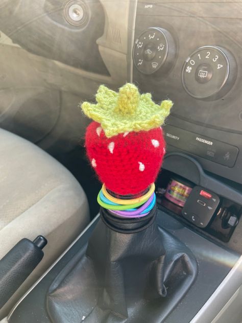 Gear Shift Crochet Cover, Crochet Car Shifter Cover, Crochet Stick Shift Cover, Gear Shift Cover Crochet, Crochet Gear Shift Cover Pattern, Crochet Car Gear Shift Cover, Crochet Gear Shift Cover Free Pattern, Crochet Shift Knob Cover, Car Accessories Crochet Free Pattern