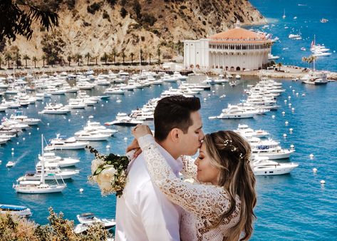 Catalina Island Wedding Venues, Catalina Island Elopement, Catalina Island Wedding, Avalon Catalina Island, November Wedding, Weddings By Color, August Wedding, Inexpensive Wedding Venues, Bachelorette Trip