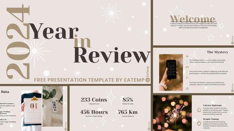 Our 2024 Year in Review PowerPoint Presentation Template & Google Slides Theme are designed to talk about this year with all the joy we found. Year Recap Powerpoint, 2024 Wrapped Powerpoint, Year Recap, 2024 Year, Project Presentation, Google Slides Theme, Year In Review, Google Slides Themes, Template Google