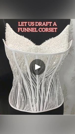 39K views · 1K reactions | Full tutorial will be uploaded on my YouTube channel tomorrow. Kindly stay tuned for the link😊😊 #corset #howtodraft #funnelcorset | Yetty Buttons | Mercy Chinwo · Wonder Corset Top Making Tutorial, How To Sew Corset Boning, Corset Tutorial Video, Worbla Corset Tutorial, Mercy Chinwo, Inbuilt Corset Pattern, Corset Tutorial, Corsets And Bustiers, Sewing Pattern Design