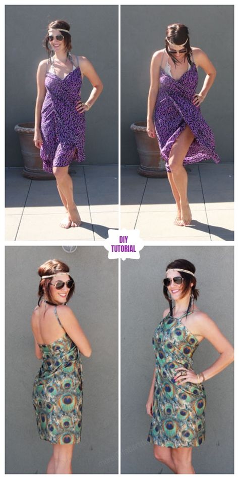 Wrap Dresses Diy, Beach Dresses Diy, Diy Wrap Dress, Beach Coverup Pattern, Beach Wrap Dress, Diy Summer Clothes, Cover Video, Wrap Dress Pattern, Diy Beach