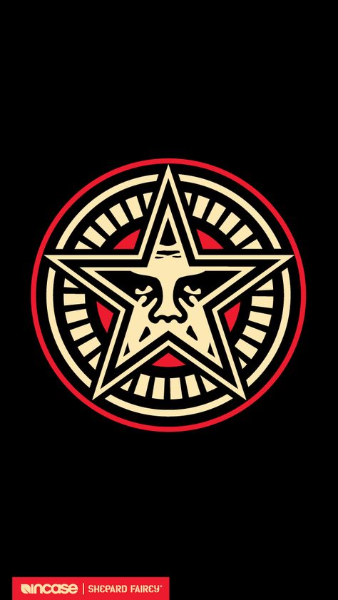 Obey logo Obey Wallpaper, Shepard Fairey Art, Pittsburgh Art, Shepard Fairey Obey, Automotive Logo Design, Girl Iphone Wallpaper, Obey Art, Hollow Art, Propaganda Art