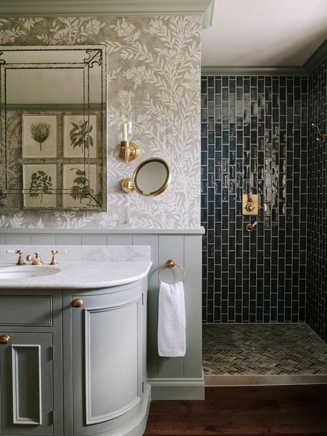 Timeless Bathroom Tile, Sims Hilditch, Timeless Bathroom Design, Vintage Inspired Bathroom, Timeless Bathroom, Bathroom Tile Ideas, Timeless Interiors, Bathroom Design Ideas, English Design