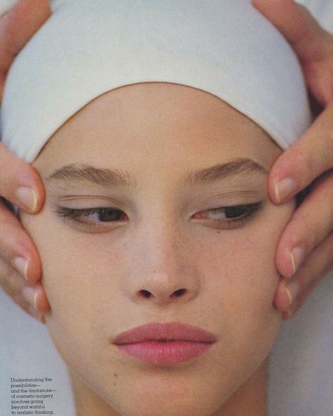 90s Allure💗 (@90sallure) posted on Instagram: “christy turlington in “signals of change: the cosmetic message” for vogue, oct. 1985🤍” • Dec 21, 2021 at 6:40pm UTC A Woman, Vogue, Skin, Hair, On Instagram, Instagram