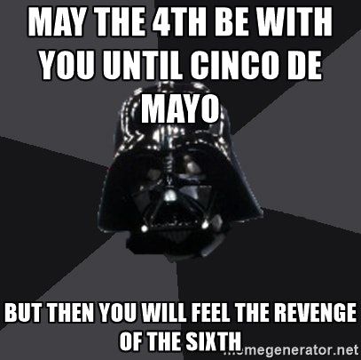 May the Fourth Be With You Meme  #maythefourth #starwars #maythe4th Star Wars History, Happy Star Wars Day, May The Fourth Be With You, May The Fourth, May The 4th Be With You, May The 4th, Star Wars Day, Star Wars Party, Star Wars Humor