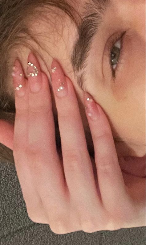 my nails and my boyfriend's eye lol Back Scratches From Nails Boyfriend, Nails With Boyfriend, Back Scratch Marks Boyfriend, Aesthetic Nails, Y2k Nails, Get Nails, Dream Nails, Nails Inspo, My Nails