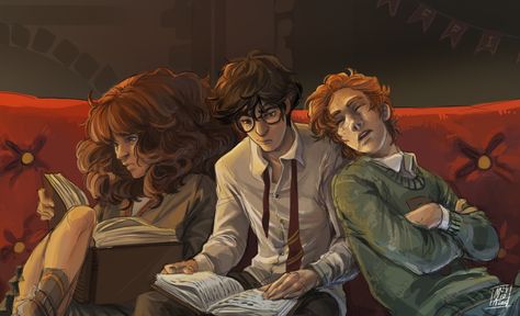 Ronarry Ship Fanart, Rarry Fanart, Harry And Ron Fanart, Ron And Harry Fan Art, Ronarry Fanart, Hp Fanart, Ron And Harry, Harry Potter Illustrations, Harry Potter Pin