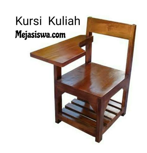 Kursi Kuliah Kayu Jati - Mejasiswa Step Stool, Furniture, Home Decor, Home Décor